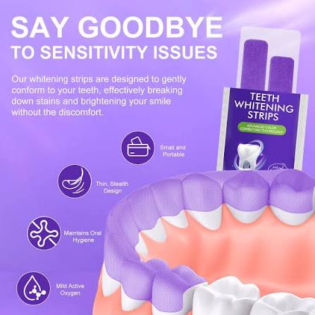BESTEK Teeth Whitening Strips – 56 Count (28 Treatments)